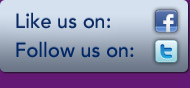 Like us on Facebook and Follow Us on Twitter