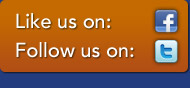 Like us on Facebook and Follow Us on Twitter