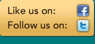 Like us on Facebook and Follow Us on Twitter