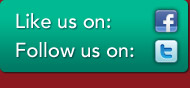 Like us on Facebook and Follow Us on Twitter
