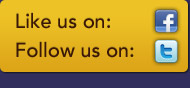 Like us on Facebook and Follow Us on Twitter